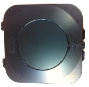 12” (300mm) Black Conductive PC Clamshell Single Wafer Shippers