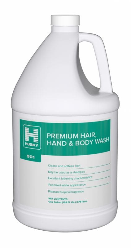 Husky 501 Premium Hair, Hand & Body Wash 4/1 Gal