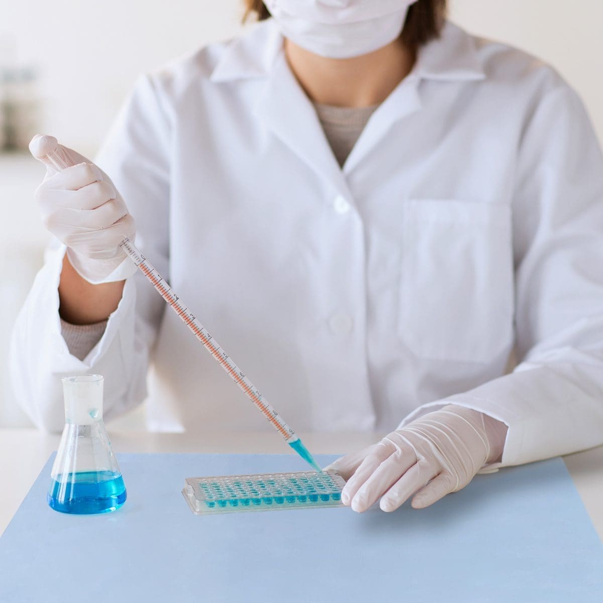 Bench Top Protector Mat for Lab Workstations and Prep Areas