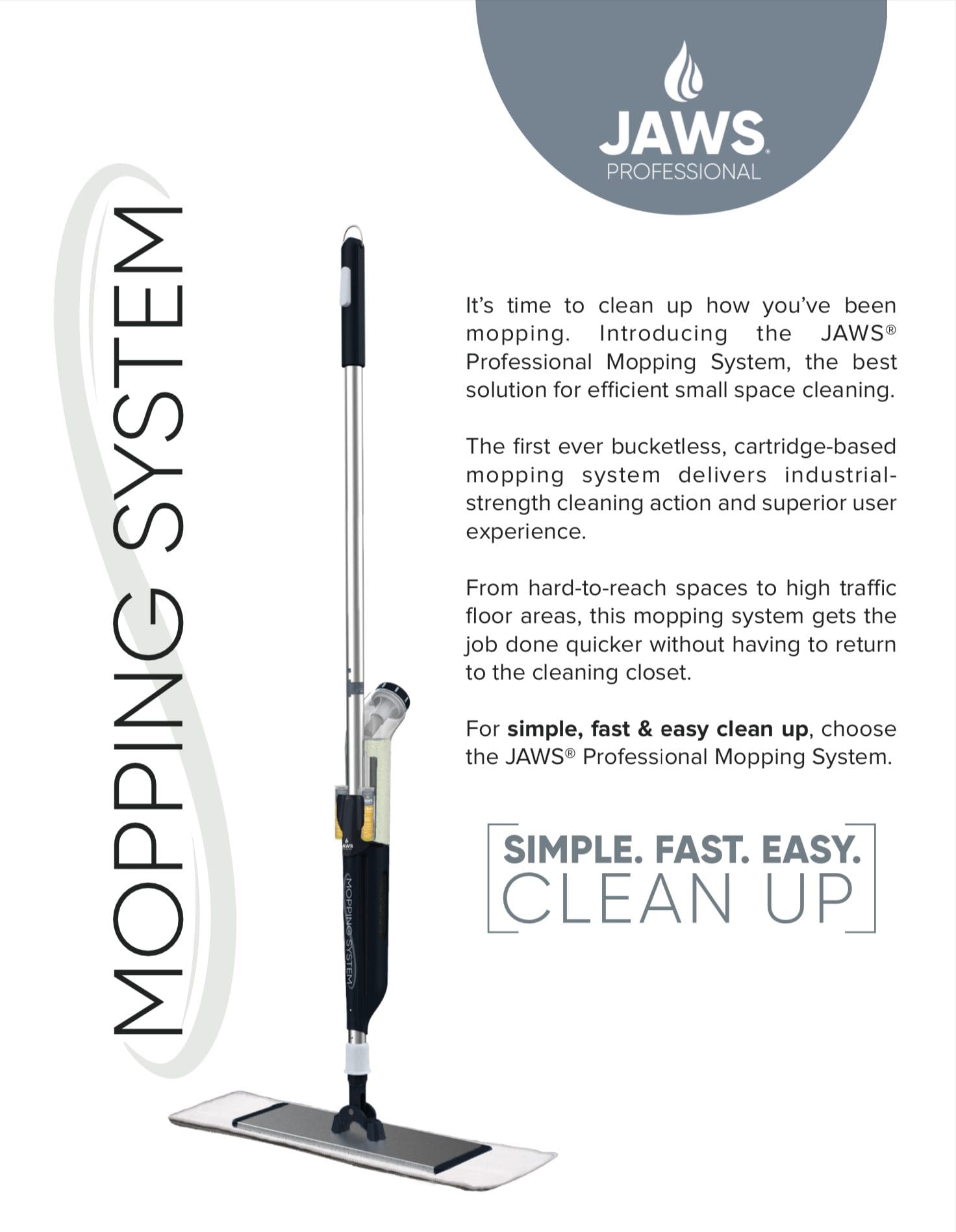 JAWS Professional Mopping System - Citrus Balance Master Case - JAWS-3702-MS - Image 3