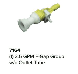 3-Sink Plus Dispenser - 3.5 GPM Flex Gap Group w/o Outlet Tube