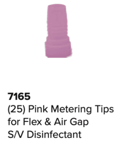 3-Sink Plus Dispenser Pink Metering Tip F&A Gap S/V Disinfectant