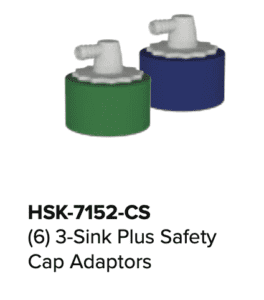 3-Sink Plus Dispenser Cap Adaptors