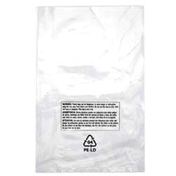 Suffocation Warning Bags - 2 Mil Stock Layflat Printed Bags - Image 2