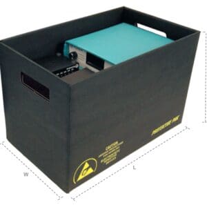 STORAGE CONTAINER, 22-7/8 x 12-7/8 x 15-1/4 IN