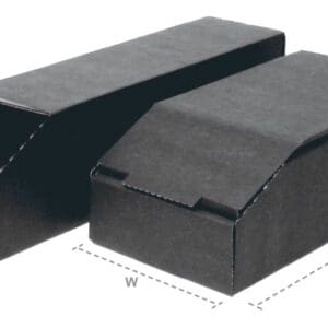 CLOSED BIN BOX, 12 X 08 X 4-1/2 IN