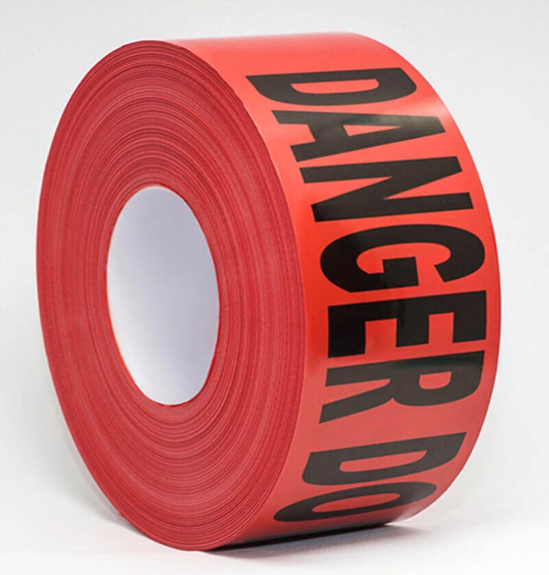UT4422 Red “DANGER DO NOT ENTER” Cleanroom Barrier Tape