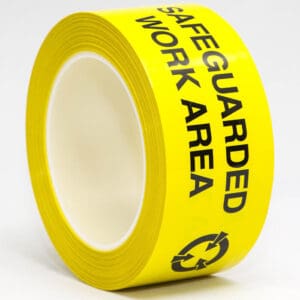 UT4440 Yellow “ESD CAUTION” Overlaminated Identification Tape